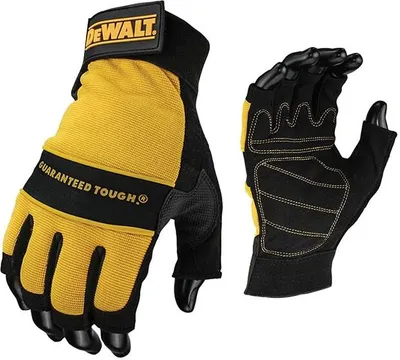 Produktbild von DEWALT - 1/2 Synthetik gepolsterte Lederhandschuhe