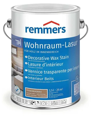 Produktbild von OUTLET Remmers Wohnraum-Lasur Toskanagrau 2,5L