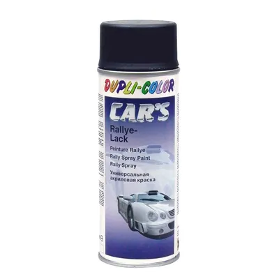 Produktbild von Car's Rallye Lack Lackspray schwarz seidenmatt 400 ml.