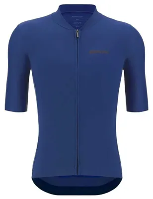 Image de Maillot de cyclisme à manches courtes Santini Sensation, bleu, taille L