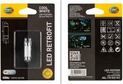 Produktbild von HELLA 8GL 178 560-561 Glühbirne, Innenbeleuchtung x