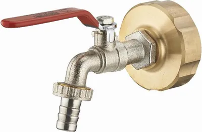 Produktbild von Kit für Gittertanks: 1 Messingfitting Tankadapter 1000L S60x6 mm Innengewinde F3/4' (20x27) + Zapfhahn 1/4 Umdrehung Außengewinde M3/4' geriffelte Nase NOYON & THIEBAULT - Ø 15 mm + Teflonrolle - 970101