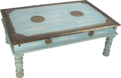 Immagine prodotto di Tavolino indiano Fine Asianliving Fatto a mano in India L120xP77H46cm