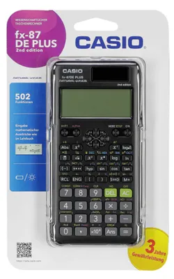 Produktbild von CASIO Schulrechner Modell FX-87 DE Plus 2nd Edition