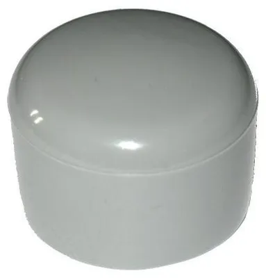 Produktbild von 200 Stück Kappe für Rundrohr D=30 mm L=26 mm GRAU PVC