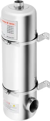 Produktbild von Wärmetauscher Heizung, 60kW Edelstahl Schwimmbadwärmetauscher Schwimmbadheizung 250 L/Min Poolwasserdurchfluss 30 L/Min Heißwasserfluss, Schwimmbad Heizung für Pools, Spas?