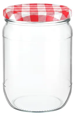Produktbild von Einmachgläser 580ml mit Schraubdeckel TO82 (6er Set) | Marmeladengläser & Weckgläser | Vorratsgläser zum Einkochen, Fermentieren & Aufbewahren – 6x 580ml