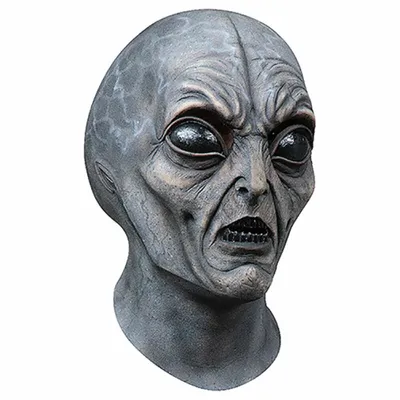Produktbild von Ghoulish Maske Des Bösen Invasors 51 Grau  Grau One Size