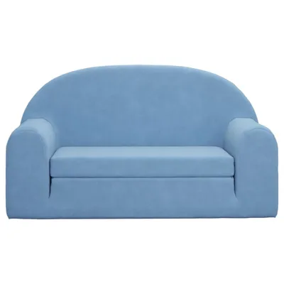 Produktbild von Möbel Sofa Baby - Kinder-Schlafsofa - Minisofa - 2-Sitzer Blau Weicher Plüsch Top3355076
