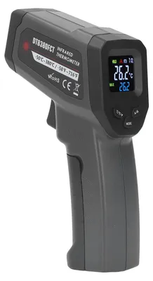Image de Thermomètre infrarouge pour la cuisson des aliments, pistolet de mesure de température, émissivité réglable 12:1, écran LCD numérique rétroéclairé, vert