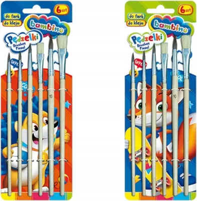 Obrázek produktu pro ST-Majewski Pędzelki Bambino 6 sztuk