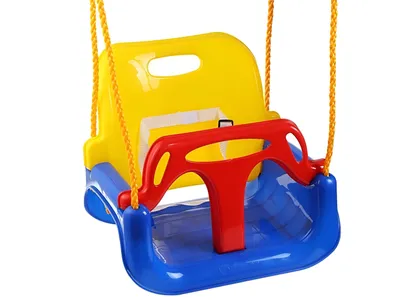 Obrázok produktu pre Verk Detská hojdačka plastová 3 v 1 modrá