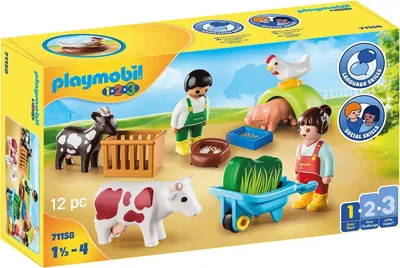 Obrázek produktu pro 1.2.3 71158, Farma, 1,5 rok/roky, Vícebarevný, Plast