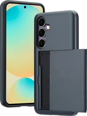 Image de imoshion Coque arrière avec porte-cartes pour le Samsung Galaxy S24 FE - Bleu foncé