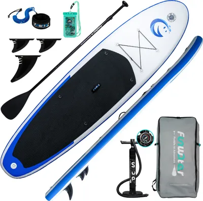 Obrázok produktu pre FunWater -Stand up paddle board, SUP doska, 335 x 82 x 15 cm - PVC -Blau-Smiley