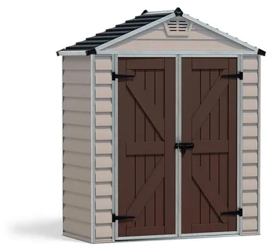Produktbild von Palram - Canopia Kunststoff Gerätehaus Skylight 63 Braun 90x185x217 cm