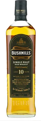 Produktbild von Whisky Bushmills Malt 10 Años Whisky Irland 70.00 cl 40.0 %