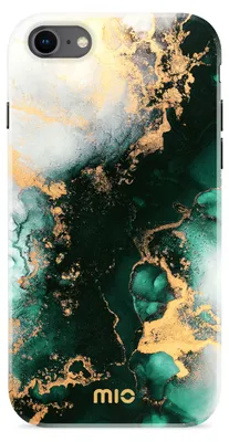 Produktbild von MIO iPhone 8 MagSafe Hülle Hardcase Backcover - Green Marble