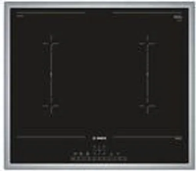 Produktbild von Bosch Serie 6 PVQ645FB5E, Schwarz, Edelstahl, Integriert, Zonen-Induktionskochfeld, Glaskeramik, 4 Zone(n), 4 Zone(n)