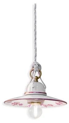 Immagine prodotto di CLASSIC ASTI C098-08, Lampada a Soffitto Sospensione in Vetroceramica, Ferroluce