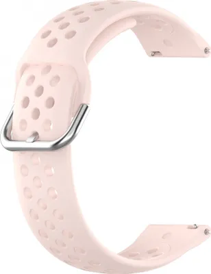 Produktbild von BStrap Silicone Dots Armband für Garmin Venu 2S, sand pink