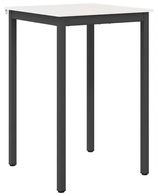 Productafbeelding van vidaXL Barkruk, wit, 70 x 70 x 105 cm, massief dennenhout