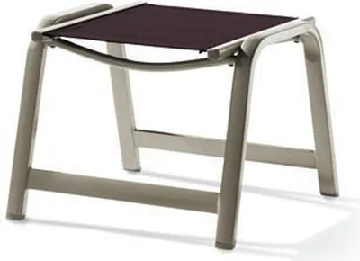 Produktbild von Hocker >Royal< in Mocca, Textilux®-Kunstfasergewebe - 56x44x57cm (BxHxT)