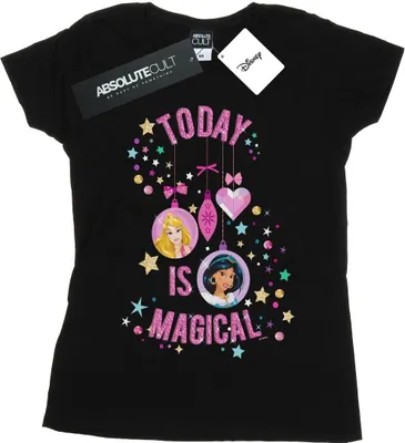 Produktbild von Disney - "Princess Today Is Magical" T-Shirt für Damen BI37201 (XL) (Schwarz)