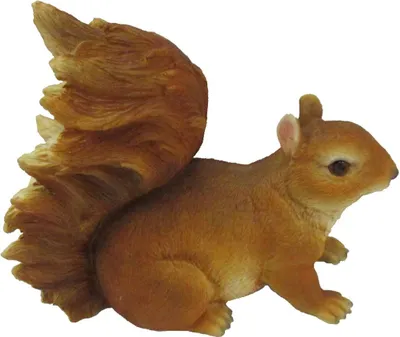 Produktbild von Esschert Design Eichhörnchen L Braun 18,3 cm - Polyresin