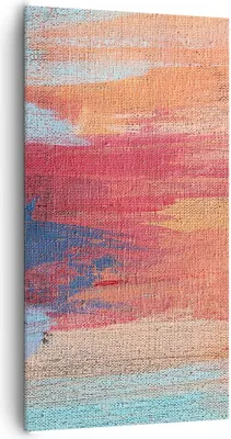 Produktbild von Bild auf Leinwand - Leinwandbild - Einteilig - Die Farben Farben Abstraktion - 65x120cm - Wand Bild - Wanddeko - Wandbilder - Leinwanddruck - Bilder - Wanddekoration - Leinwand bilder - PA65x120-5069
