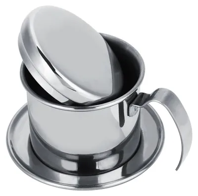Vietnamesischer Kaffee-Drip-Filter aus Edelstahl, Camping, tragbar