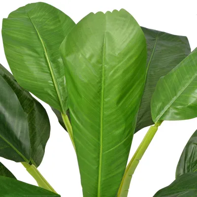 Image de vidaXL Bananier artificiel avec pot 150 cm vert