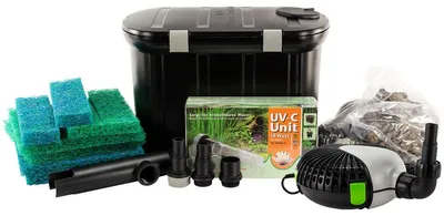 Produktbild von Velda Teichfiltersystem Cross-Flow Biofill 18W UVC 5000 l/h Pumpe