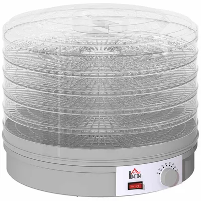 Obrázek produktu pro Sušička potravin s 5 stohovatelnými tácy, nastavitelná teplota