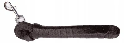 Produktbild von Dingo Trainingsleine aus Gurtband 1,6cm x 2,5m Schwarz