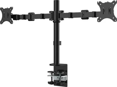 Immagine prodotto di Supporto per monitor Fleximounts D1D Supporto da tavolo con 2 bracci per 2 monitor 10"-27" LCD LED TV Schermi piatti