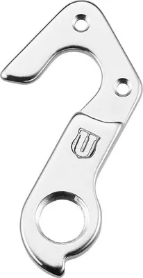 Zdjęcie produktu dla Wieszak przerzutki Marwi GH-284 wraz ze śrubami do rowerów GT - aluminiowy srebrny