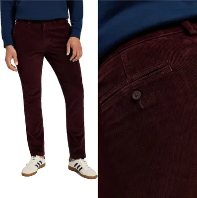 Immagine prodotto di Lee Uomo Slim Chino Velvet Beet 1123557773 L71L014782 W33 L32