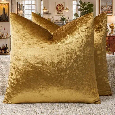 Productafbeelding van Set van 2 Velvet Kussenhoezen 55x55 cm