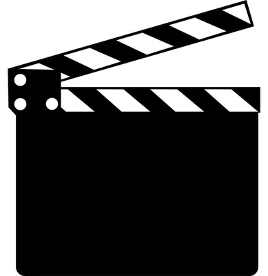 Produktbild von Kreidetafel-Aufkleber – abwischbare, selbstklebende Wandaufkleber – Filmklappe – 50 x 45 cm
