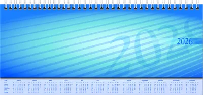 Obrázok produktu pre rido idé 7036511026 rido idé Tischkalender "Sequenz", 2026, blau