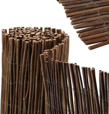 Zdjęcie produktu dla Zasłona zapewniająca prywatność z naturalnych włókien, 150 x 500 cm, na balkon i do ogrodu