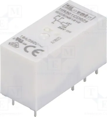Produktbild von 1x Relais: elektromagnetisch 16A/250VAC USpule : 24VDC 16A HR301C4 Elektromagnet