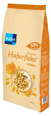 Produktbild von Kölln Haferfleks® Honig 4x750g Sparpaket