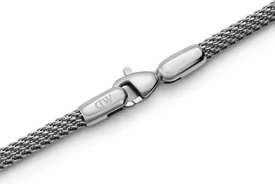 Immagine prodotto di Bracciale in acciaio nero alla moda con maglia perfetta DW0040069 - Lunghezza: 17,5 cm