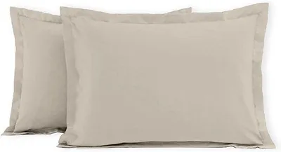 Produktbild von Famanu Kissenbezüge 100% Baumwolle - Ivorbeige, 50 x 70 cm