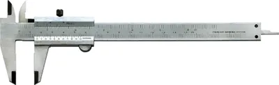 Produktbild von FORMAT Taschenmessschieber Feststellschraube 200 mm, Ausführung:mit Feststellschraube_2636, Modul:nv, Maße:nv, Abmessung L x B:nv