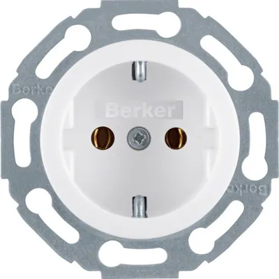 Produktbild von Berker Hager 474520 - Typ F - Weiß - Duroplast - Kunststoff - 250 V - 16 A - 50 - 60