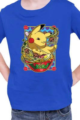 Zdjęcie produktu dla Koszulka Dziecięca Japan Manga Anime Comics Pokemon 041, / Niebieski