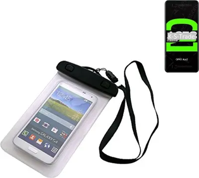 Produktbild von K-S-Trade Schutz Hülle Handy Hülle Kompatibel mit Oppo Ace2 Beach Bag wasserdicht 16cm x 10cm Schutzhülle Staub Sand Flachwasser Beachbag Case